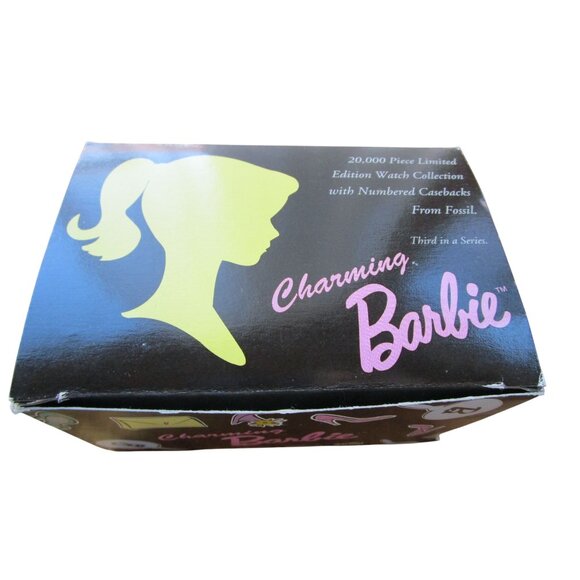 Fossil Barbie Limited Edition "Charming Barbie" Watch Keepsake Box New Open Box - Picture 8 of 16